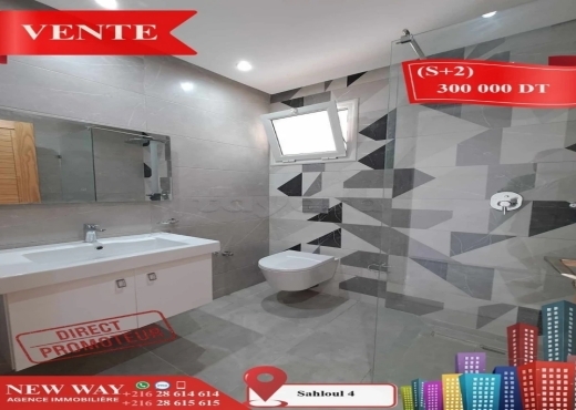 (S+2) à Sahloul 4 Directe Promoteur
