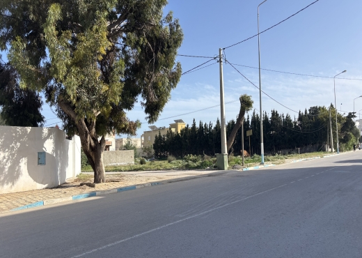 347m2 constructible titré à hergla