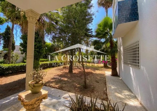 rez de chaussée À Louer à TUNIS - s+3 avec piscine à La Marsa - Immobiliere.tn - Photo 2
