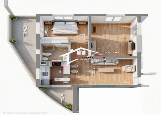 Appartement À Vendre à MAHDIA - à vendre app  s+1 avec piscine - Immobiliere.tn