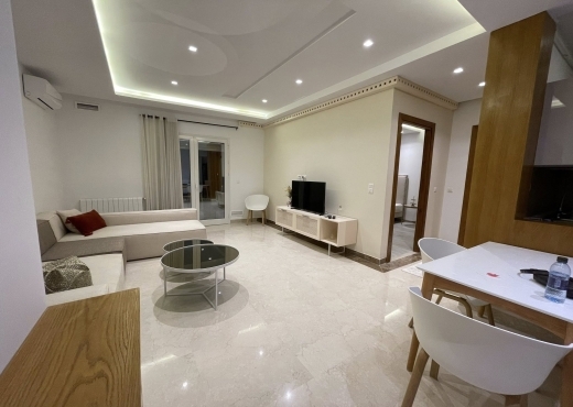 À louer appart S+1 meublé aux Jardins de Carthage