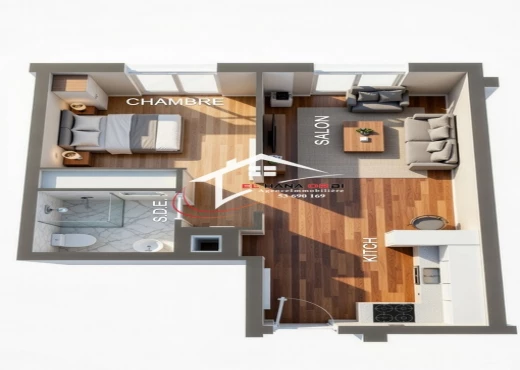 Appartement À Vendre à MAHDIA - à vendre app  s+1 avec piscine - Immobiliere.tn - Photo 2