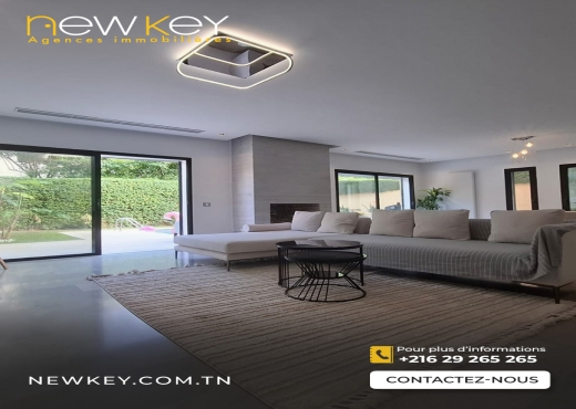 A Louer Villa S+3 à la Soukra