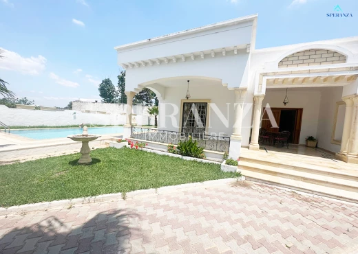 villa À Louer à NABEUL - Location villa wafa - Immobiliere.tn