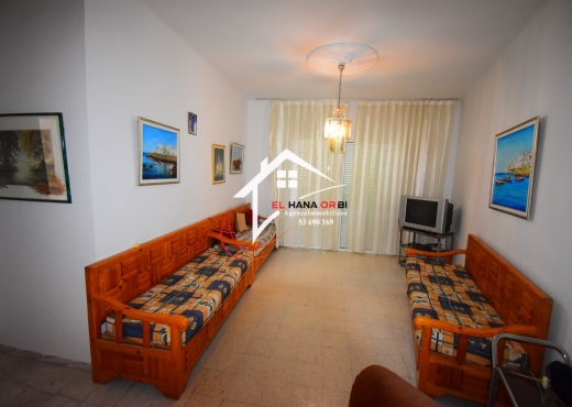 À louer S+2 spacieux à Hiboune