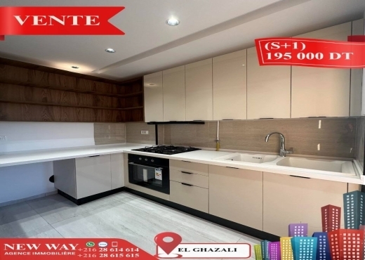 A Vendre S+1 Neuf à BOUHSINA EL GHAZALI