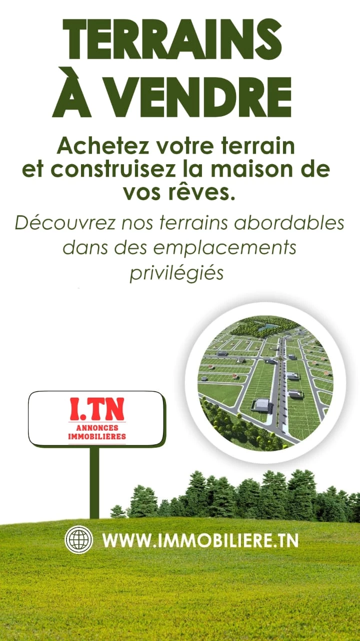 Terrains à vendre en Tunisie - Services Immobiliere.tn