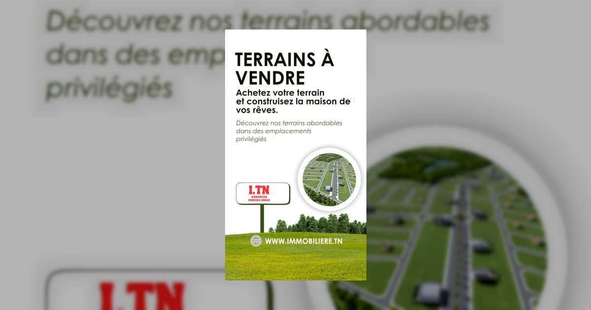 Terrains à vendre en Tunisie