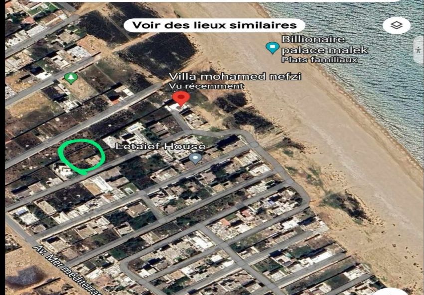 vente des lots de terrains à bâtir à raoued plage