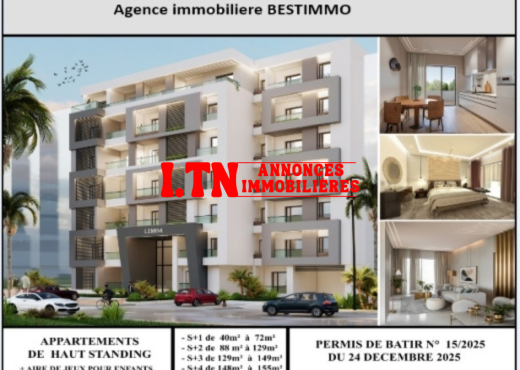 Appartements Neufs à El Ghazala