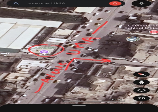 Terrain a vendre a la Soukra R+4