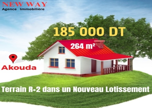 Terrain à Akouda