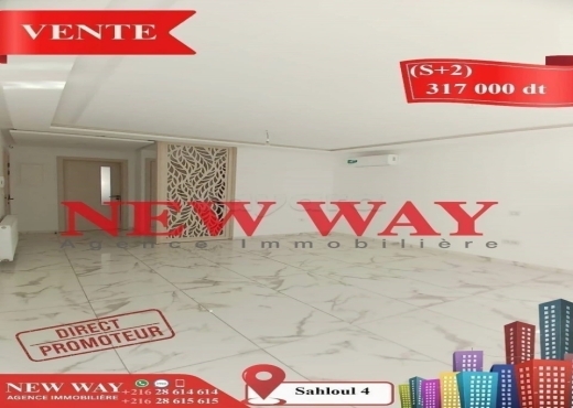 (S+2) Directe Promoteur à Sahloul 4