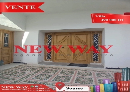 Villa de Plain Pied à Sousse