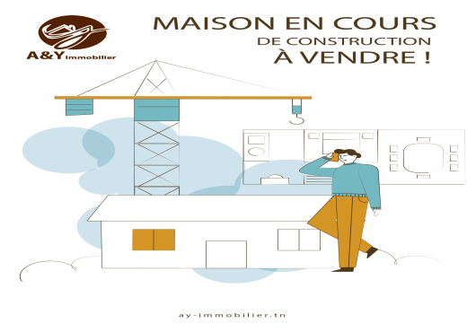 ✨ MAISON EN COURS DE CONSTRUCTION À VENDRE !