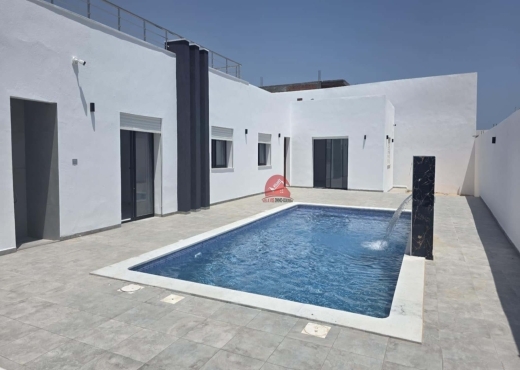 VILLA -TITRE BLEU -TEZDAINE-DJERBA