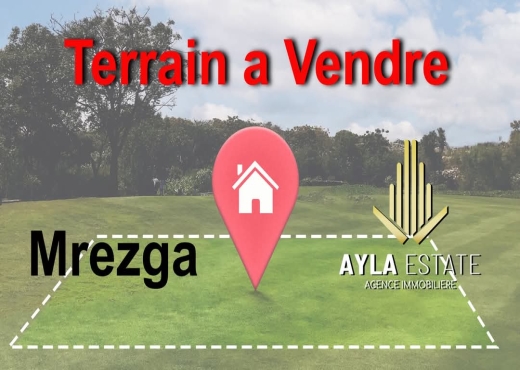 A Vendre Terrain à Mrezga Hammamet
