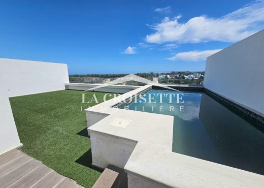 s+3 avec piscine à Gammarth