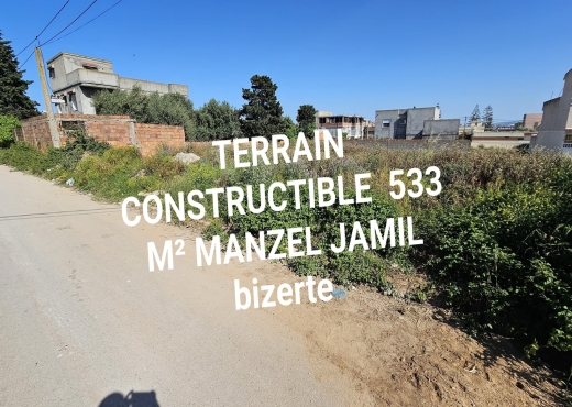 A Vendre Terrain Menzel Jmil Bizer