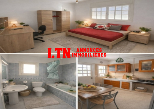 À LOUER S+2 Meublé Jaafar Ariana