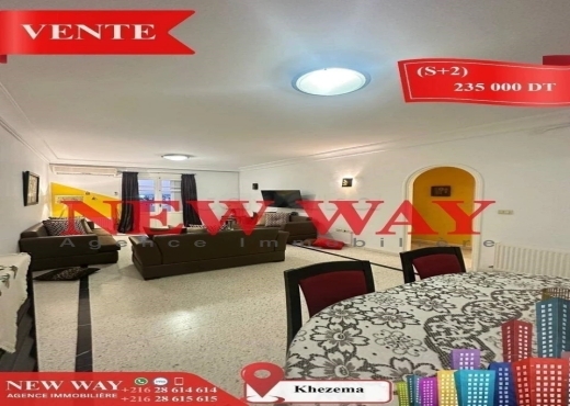 (S+2) à Khezema avec Meubles