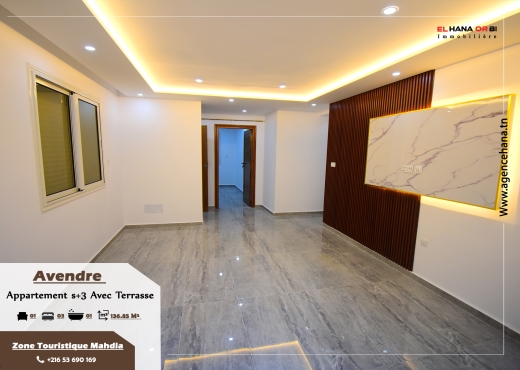 à vendre s+3 a hiboun neuf