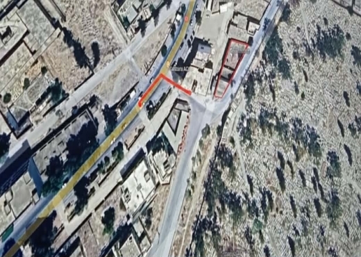 terrain comprenant des dépôts