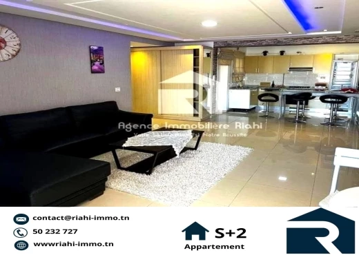 Appartement à À Vendre à SOUSSE - A Vendre Appart S+2 Sahloul2 Souss