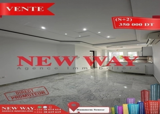(S+2) Direct Promoteur à Hammam Sousse