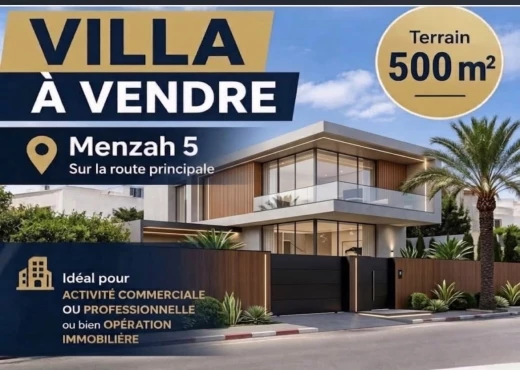villa à À Vendre à TUNIS - A VENDRE une BELLE Villa R+2