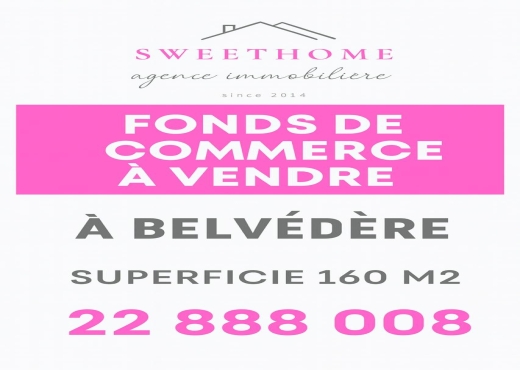 fonds de commerce à belvédère