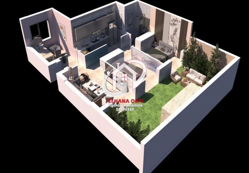 à vendre s+3 en cours de construction et proche de la plage .
