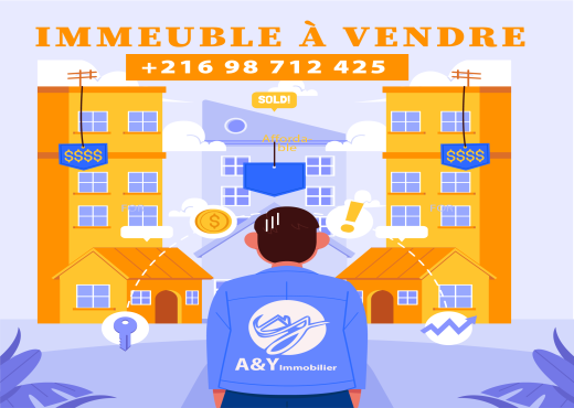 🏙️ À VENDRE – Immeuble R+4 à Lafayette