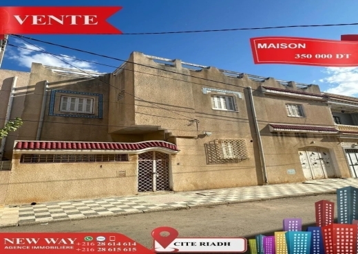 Maison indépendante (S+4) à Cité Riadh