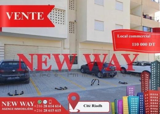 Local Commercial à Cité Riadh