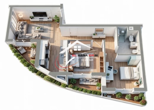 Appartement à À Vendre à MAHDIA - à vendre app s+2 avec piscine
