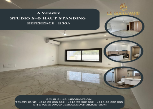 Appartement S+0 à Mrezga hammamet