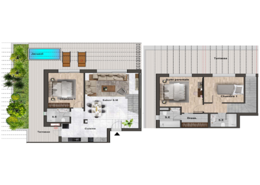 A vendre des duplex à Khezama