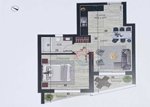 A vendre un S+1 direct promoteur