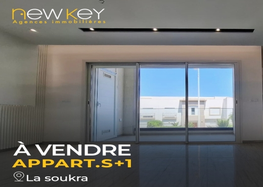 Appart S+1 Direct Promoteur Soukra
