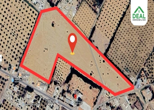 terrain à À Vendre à SOUSSE - Lotissement de 6 hectare et demi à Kroussia