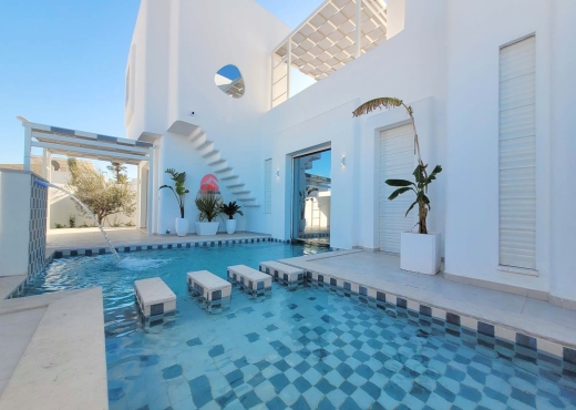 villa avec piscine à Houmt Souk