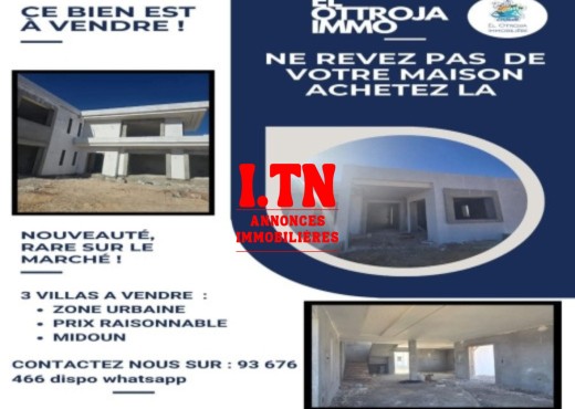 A Vendre Villa Midoun