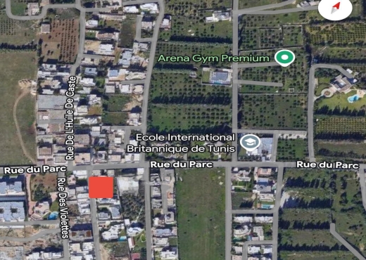 A Vendre Terrain 620 m² La Soukra