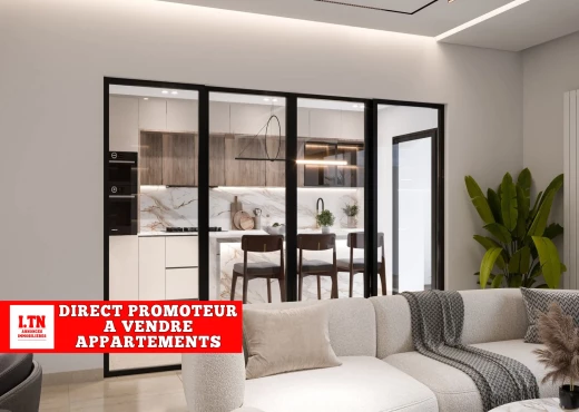 Appart S+2 Direct Promoteur Marsa