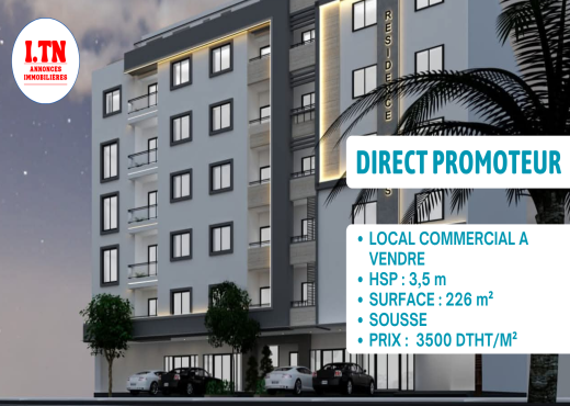 Local commercial  D-Promot Sousse