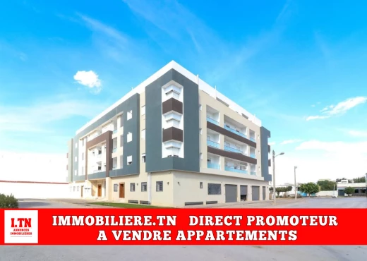 Appartement neuf à BEN AROUS - Appart S+2 Direct Promoteur Mornag - Promoteur Immobiliere.tn