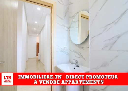 Appartement neuf à BEN AROUS - Appart S+3 Direct Promoteur Mornag - Promoteur Immobiliere.tn