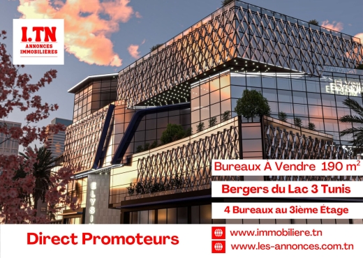 A Vendre Bureaux 3ieme Etage  LAC3