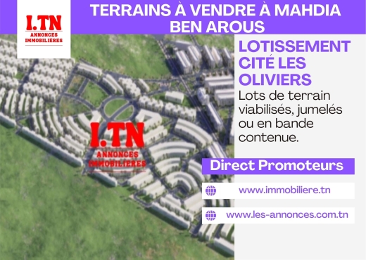 A Vendre Terrain Habitation Mhamdi